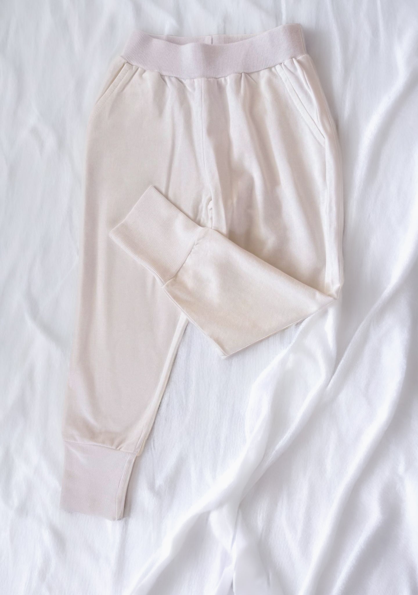 Pants Naturweiß aus Baumwolle