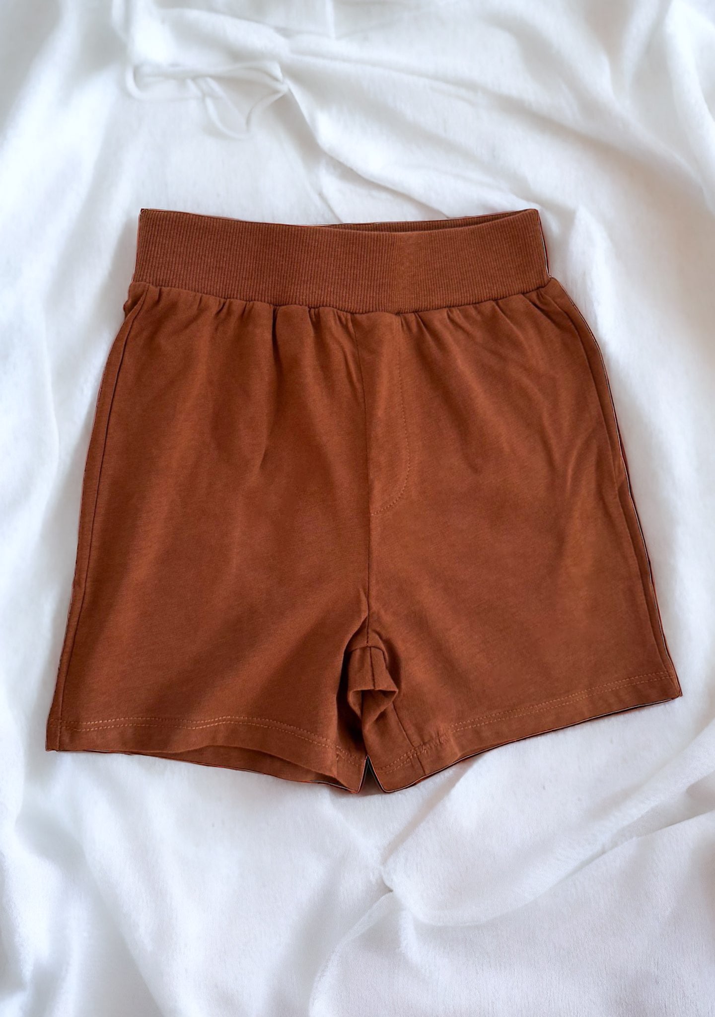 Shorts Kastanienbraun aus Baumwolle