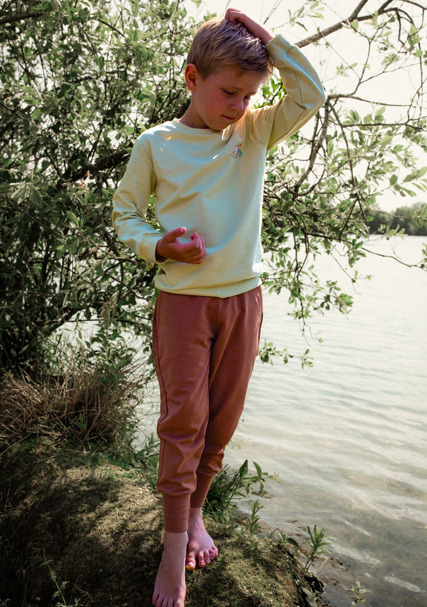 Pants Kastanienbraun aus Baumwolle